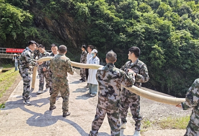 歙县北岸镇：民兵队伍以演促练，应急抢险未雨绸缪