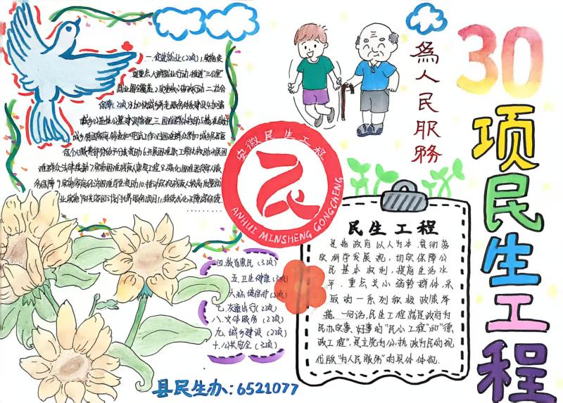 【绘就民生新画卷】2025年歙县30项民生实事主题绘画优秀作品选